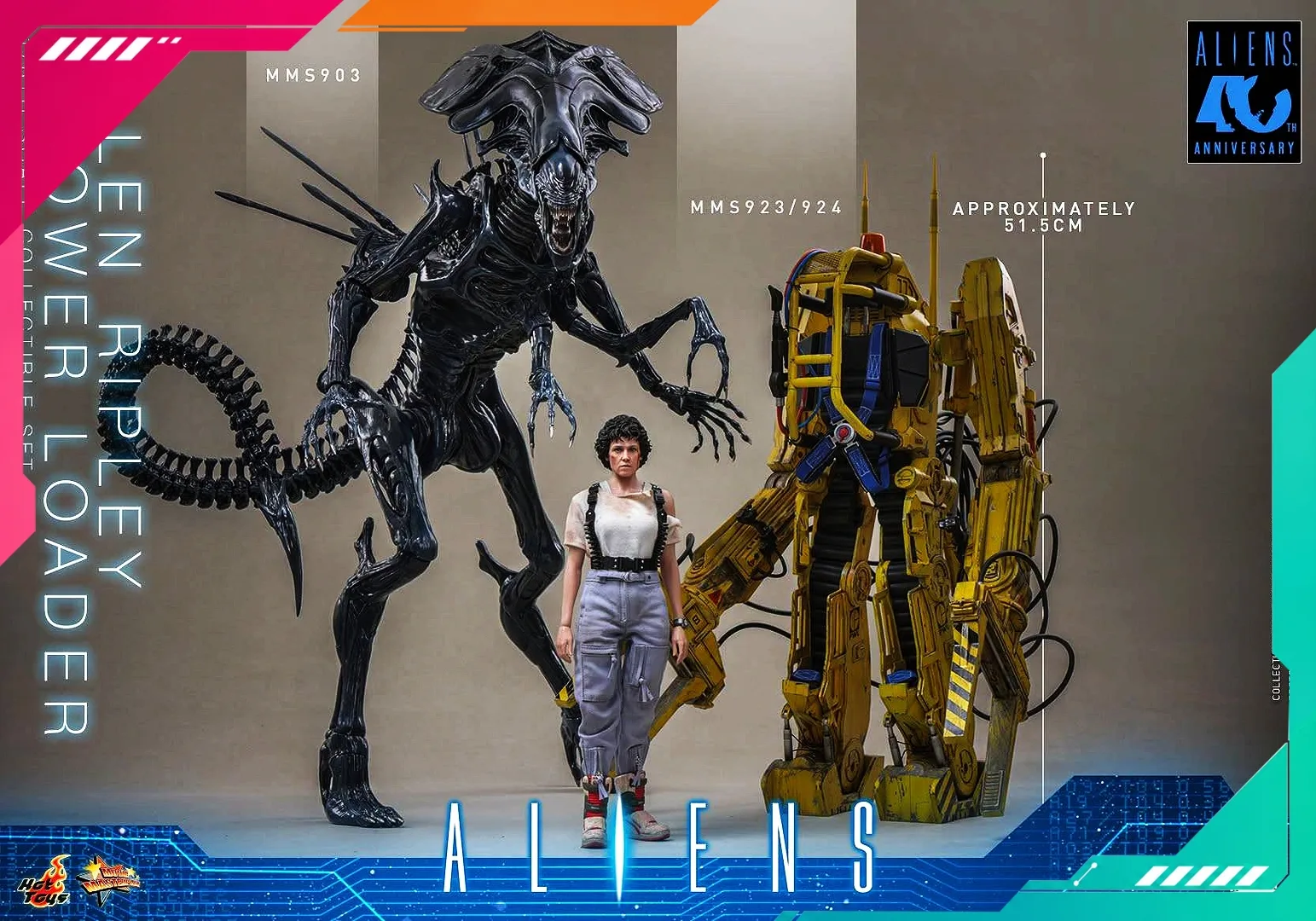 Hot Toys MMS923 Aliens - 1/6th Scale Ellen Ripley And Power Loader Collectible Set - Image 16
