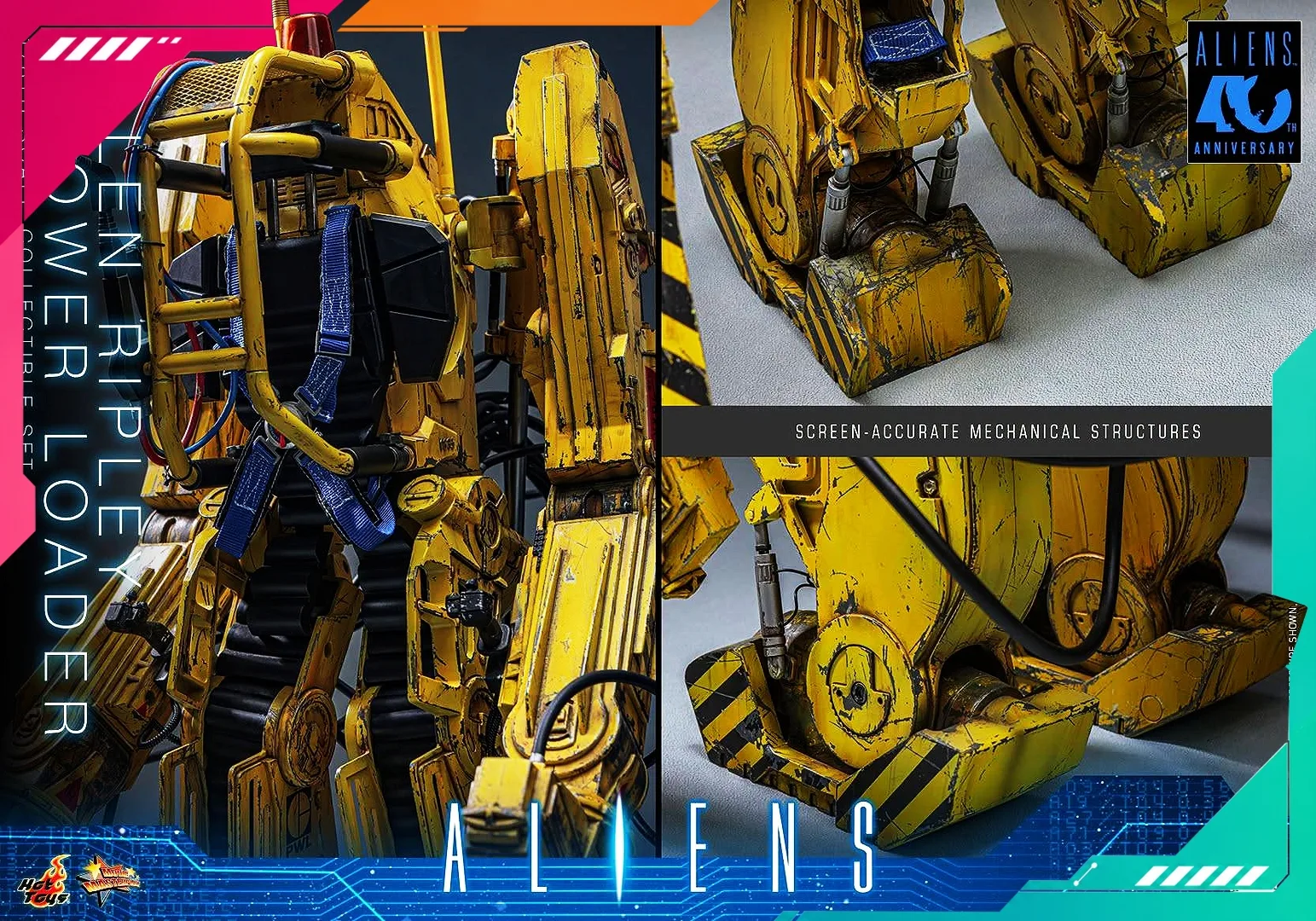 Hot Toys MMS923 Aliens - 1/6th Scale Ellen Ripley And Power Loader Collectible Set - Image 18