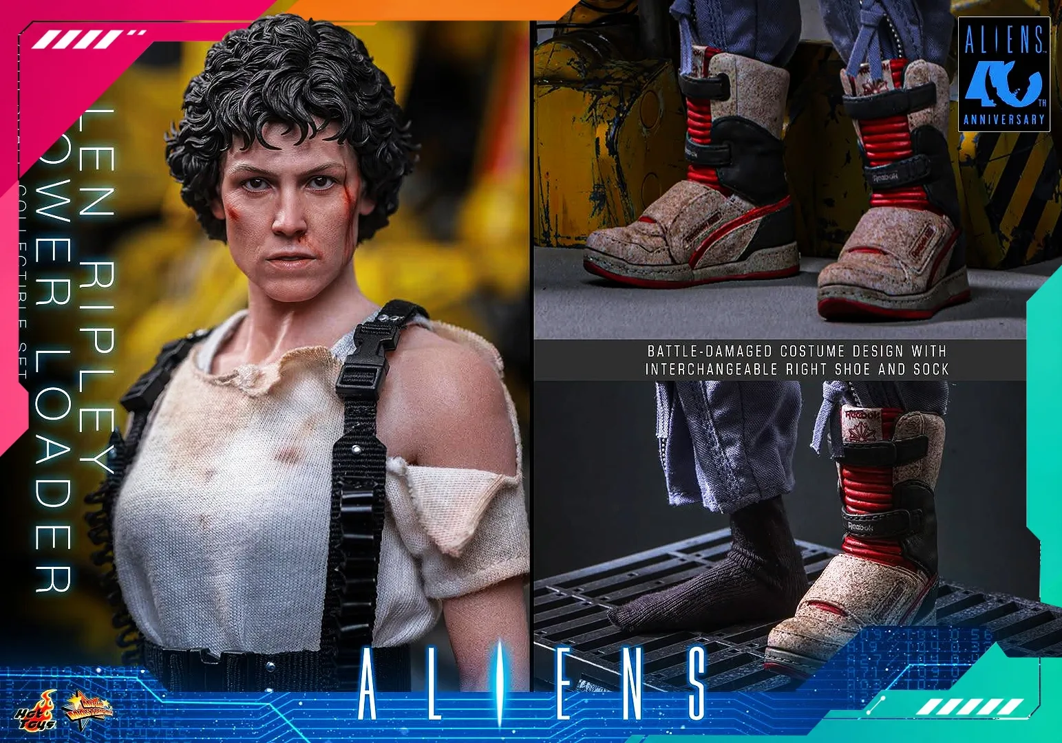 Hot Toys MMS923 Aliens - 1/6th Scale Ellen Ripley And Power Loader Collectible Set - Image 23