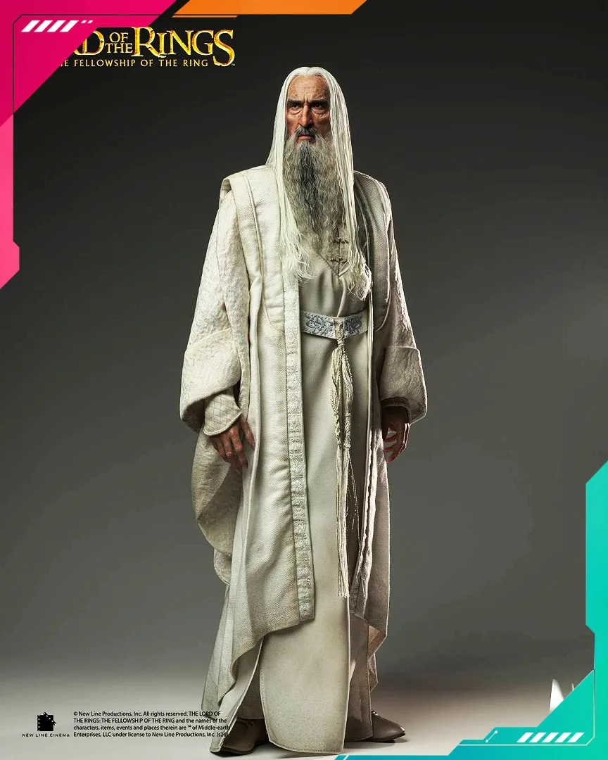 INART AGA041 1/6th scale The Lord of the Rings: The Fellowship of the Ring - Saruman Collectible Figure - Image 3