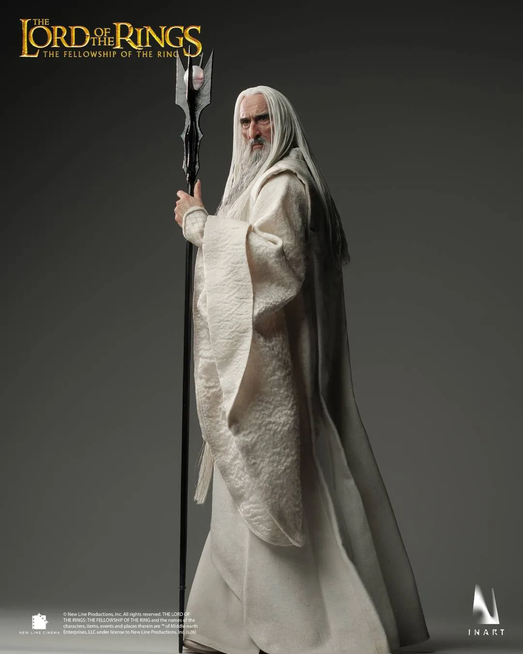 INART AGA041 1/6th scale The Lord of the Rings: The Fellowship of the Ring - Saruman Collectible Figure - Image 4