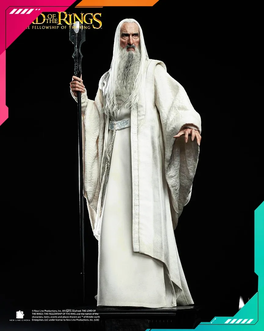 INART AGA041 1/6th scale The Lord of the Rings: The Fellowship of the Ring - Saruman Collectible Figure - Image 7