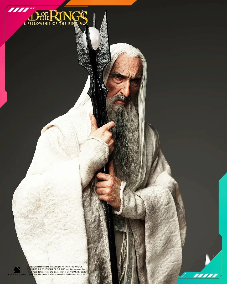 INART AGA041 1/6th scale The Lord of the Rings: The Fellowship of the Ring - Saruman Collectible Figure - Image 11