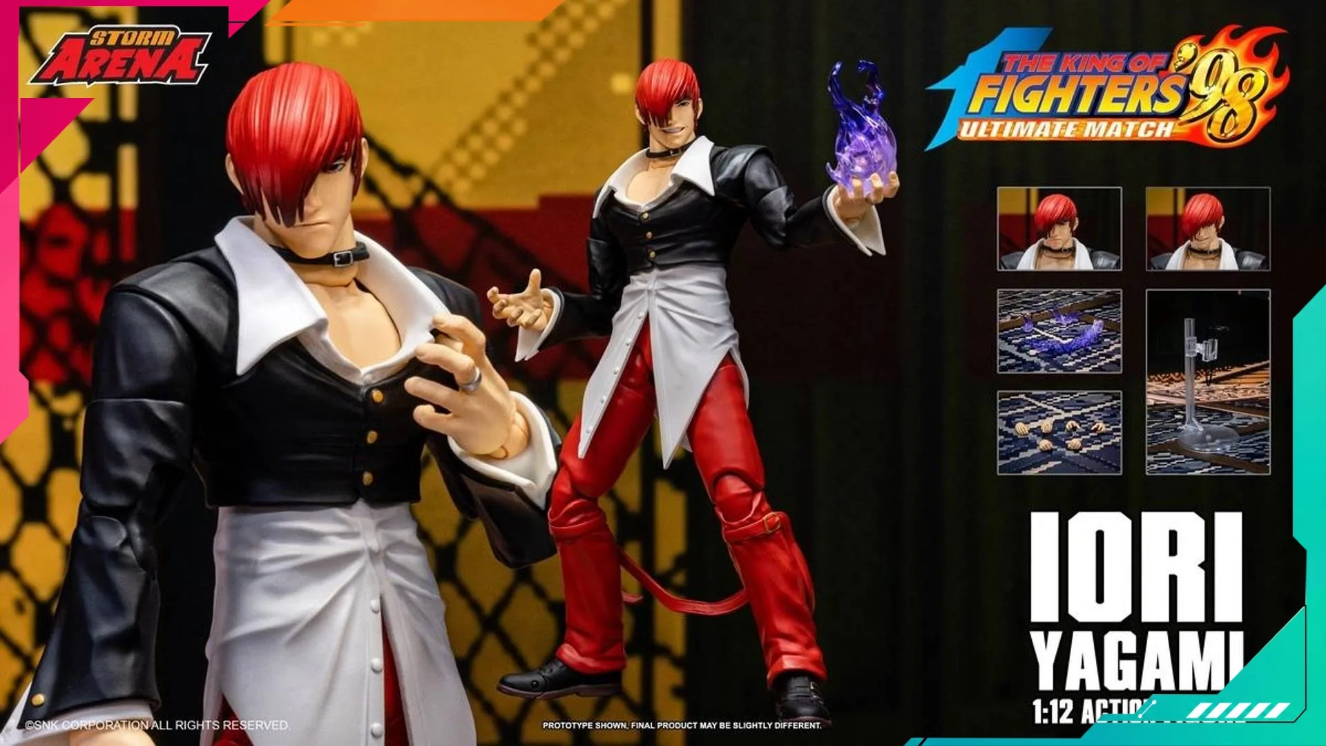 Storm Collectibles Storm Arena KFSA04 1/12th scale King of Fighter 98"UM - Iori Yagami Action Figure - Image 17