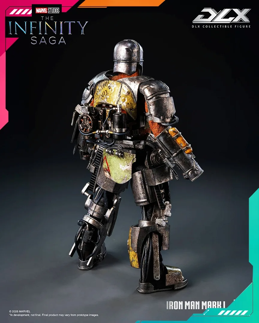ThreeZero 3Z03200W0 Marvel Studios: The Infinity Saga DLX Iron Man Mark 1 - Image 3