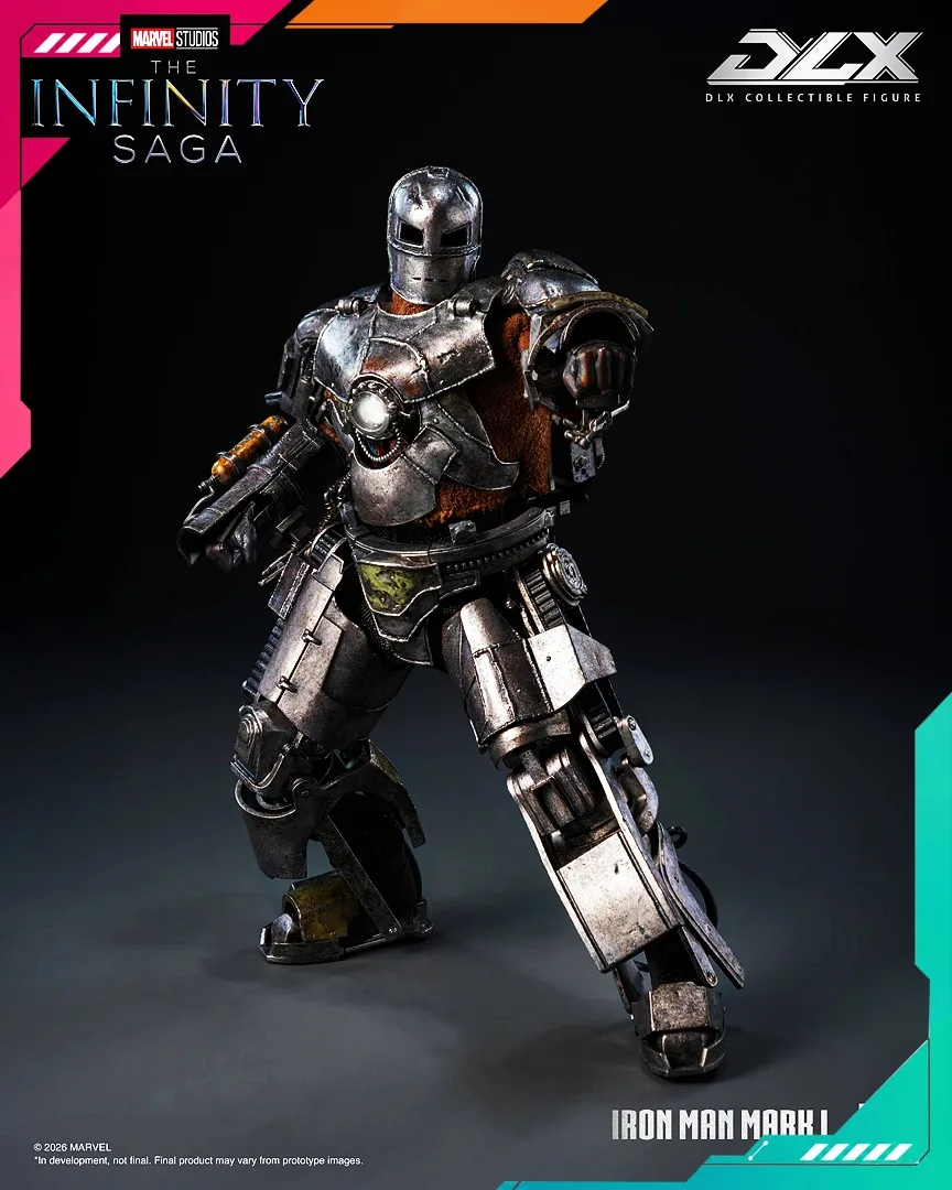 ThreeZero 3Z03200W0 Marvel Studios: The Infinity Saga DLX Iron Man Mark 1 - Image 4