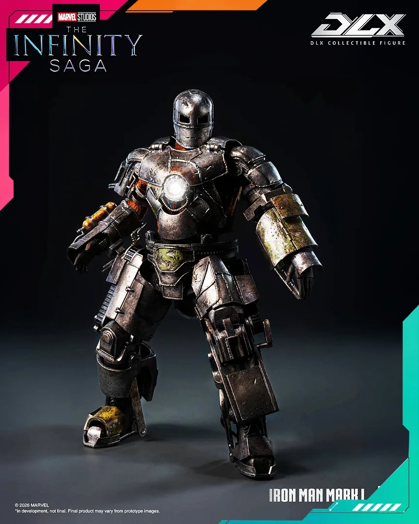 ThreeZero 3Z03200W0 Marvel Studios: The Infinity Saga DLX Iron Man Mark 1 - Image 6