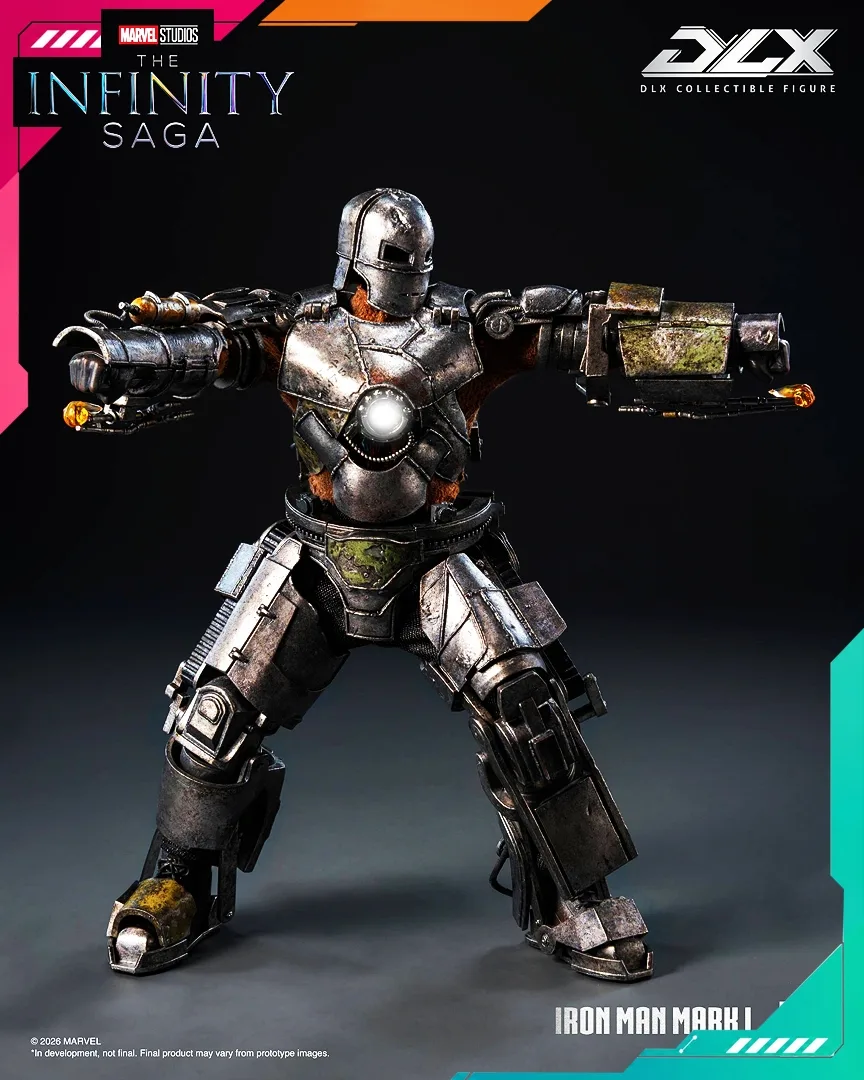 ThreeZero 3Z03200W0 Marvel Studios: The Infinity Saga DLX Iron Man Mark 1 - Image 8