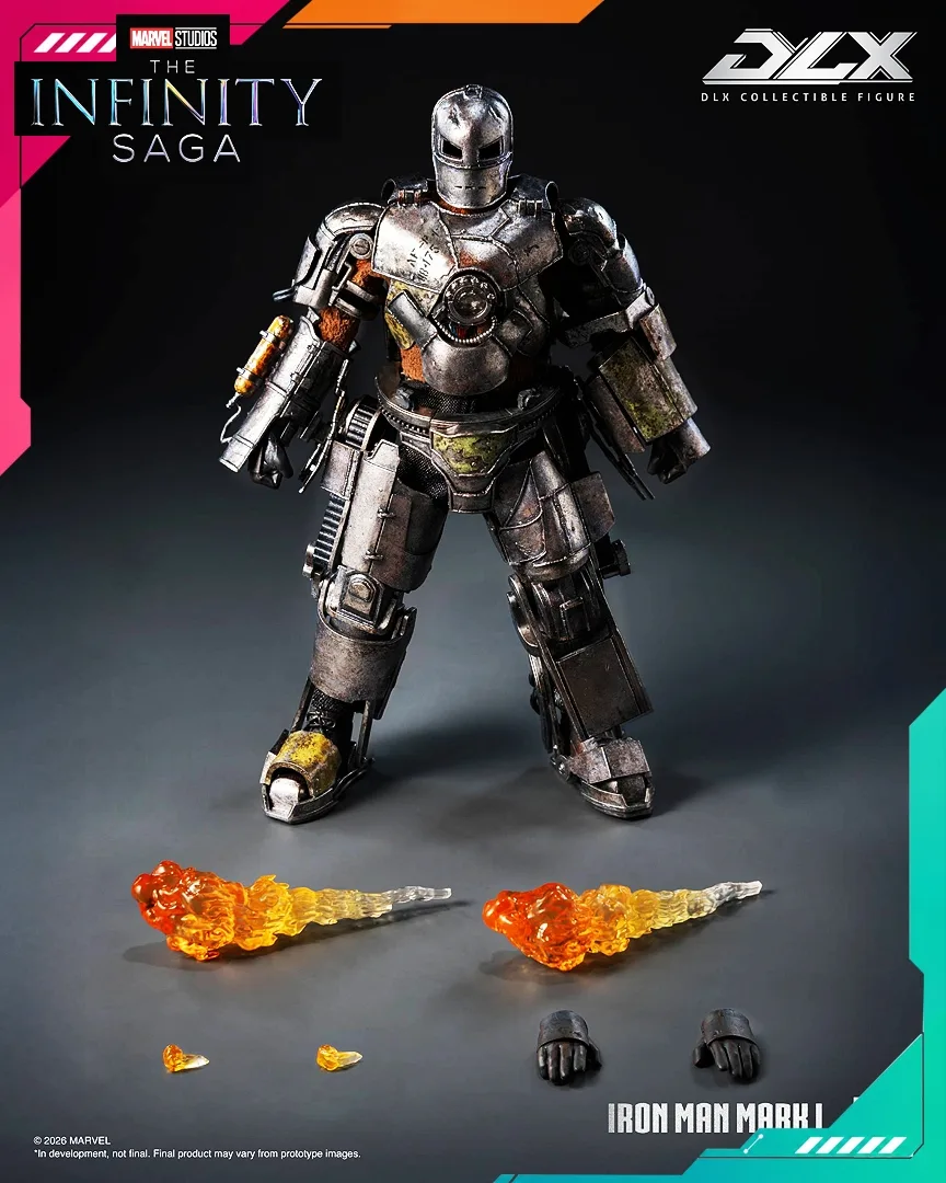 ThreeZero 3Z03200W0 Marvel Studios: The Infinity Saga DLX Iron Man Mark 1 - Image 13